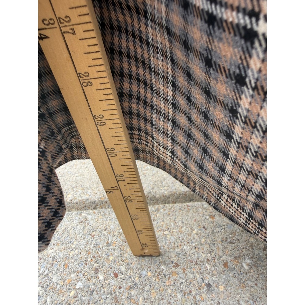 Nina Parker Macy's Plaid Bomber Jacket Wide Leg Pants Set 2X 20W Plus - Picture 8 of 13